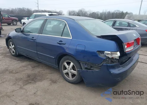 2004 Honda Accord 2.4 Ex из США, поврежденный, VIN 1HGCM56604A105925